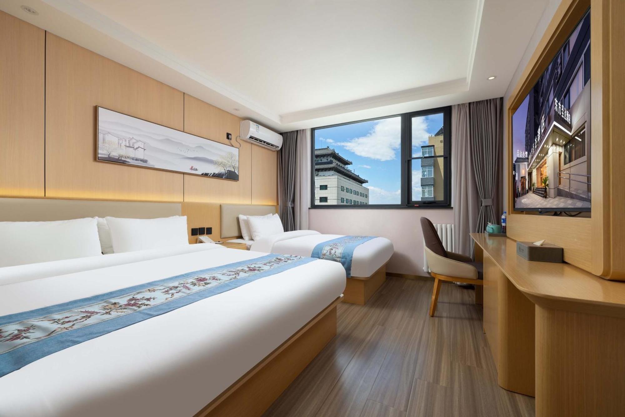Jingfang Building Smart Hotel - Located In The Busiest Part Of The Downtown Area, Near Beijing Tiananmen Square And The Forbidden City,Wangfujing Shopping Street ,Newly Opened Hotel,Provide Free Laundry Service,Provide Tourism And Ticketing Services Dış mekan fotoğraf